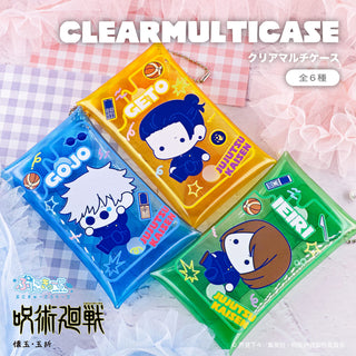 呪術廻戦 懐玉・玉折 ぷにきゅ～と クリアマルチケース