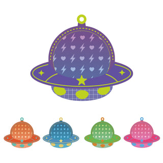 ゆらゆらUFO缶バッジフレーム(全5色)